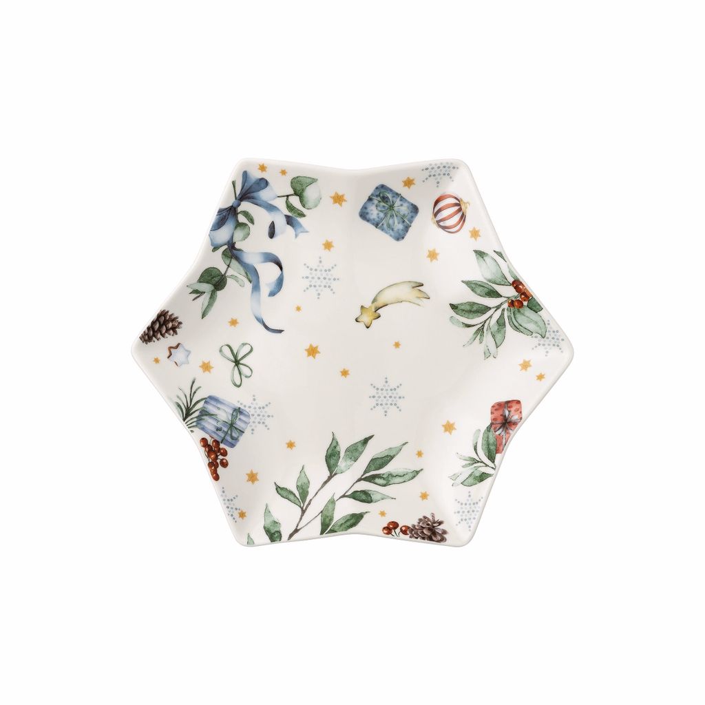 Hutschenreuther Sammelserie 2025 Alle Jahre wieder Sternschale 24cm