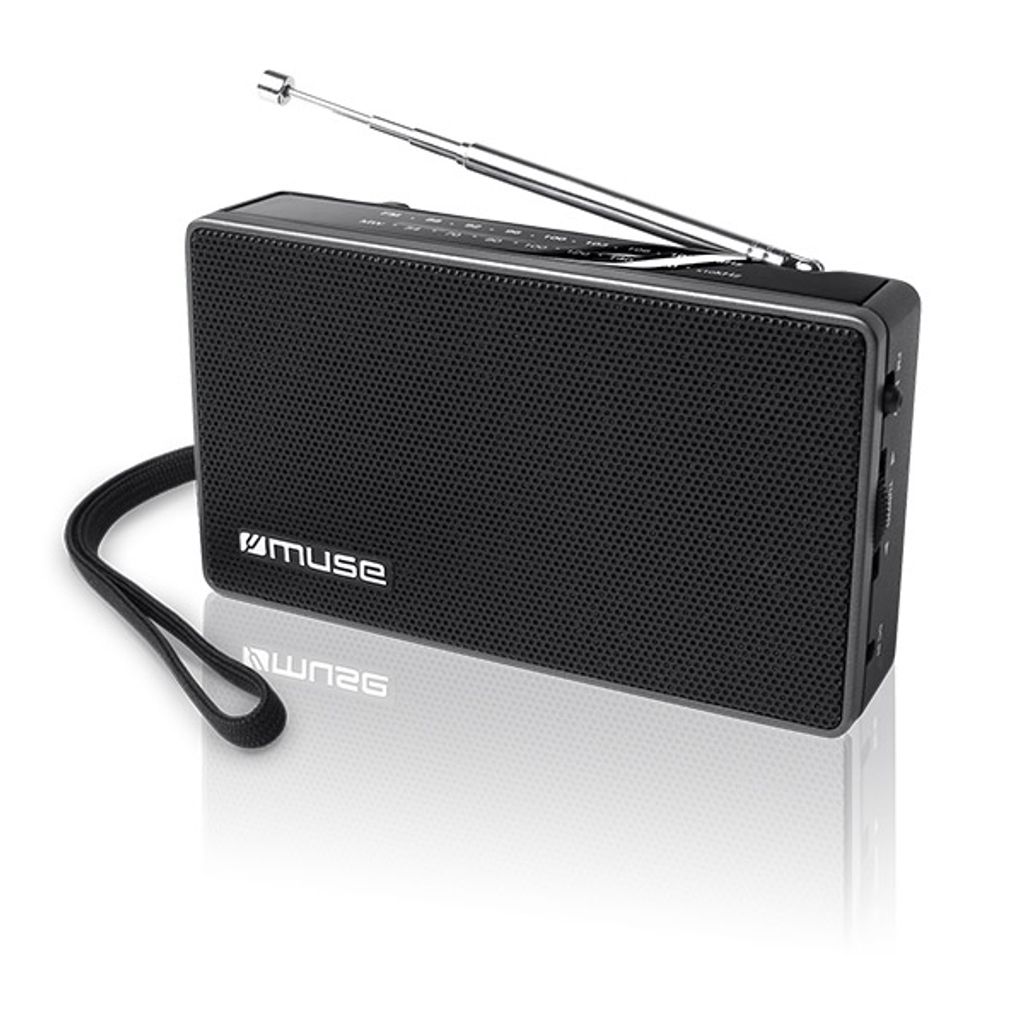 Muse M-030 R, Tragbar, Analog, FM, MW, Schwarz, Drehregler, Produktbild 