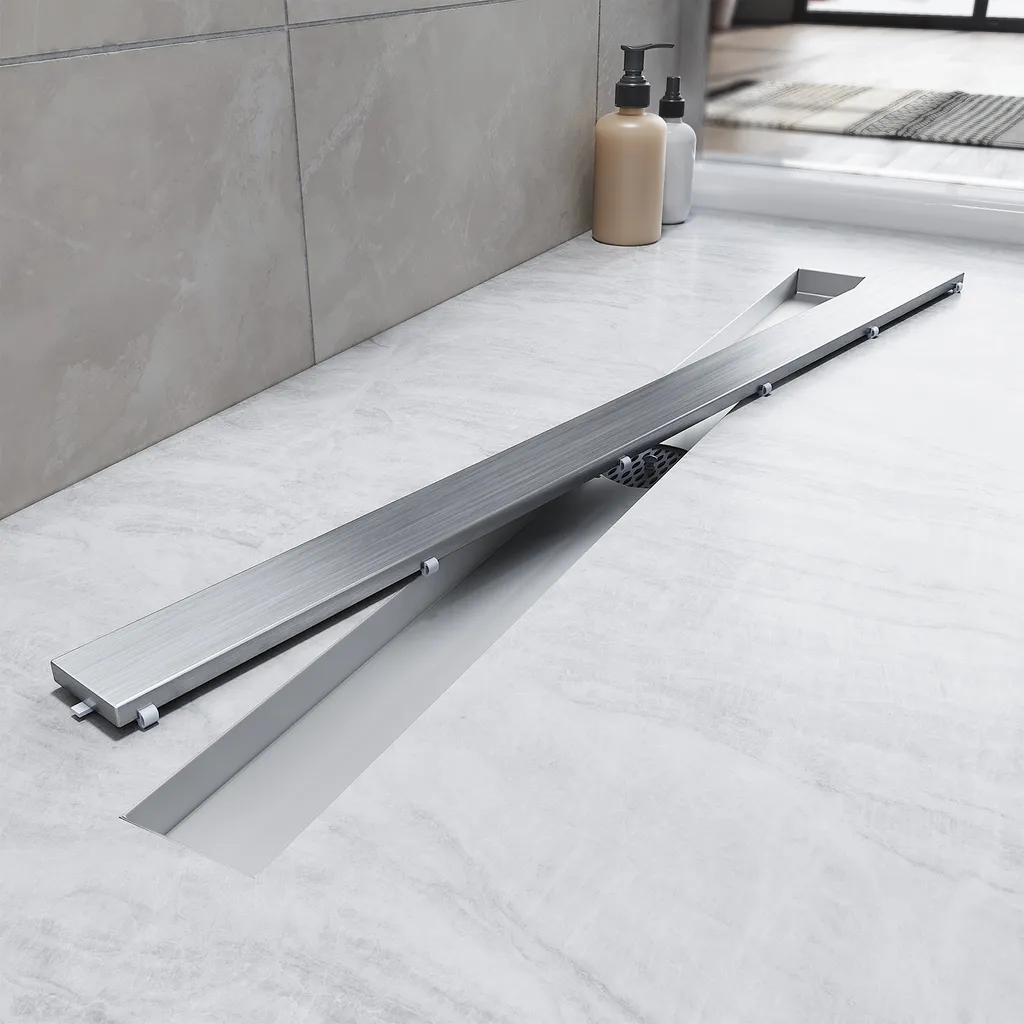 Canalina Lineare SONNI 900mm Inox AISI 304 | Sifone 360 Gradi