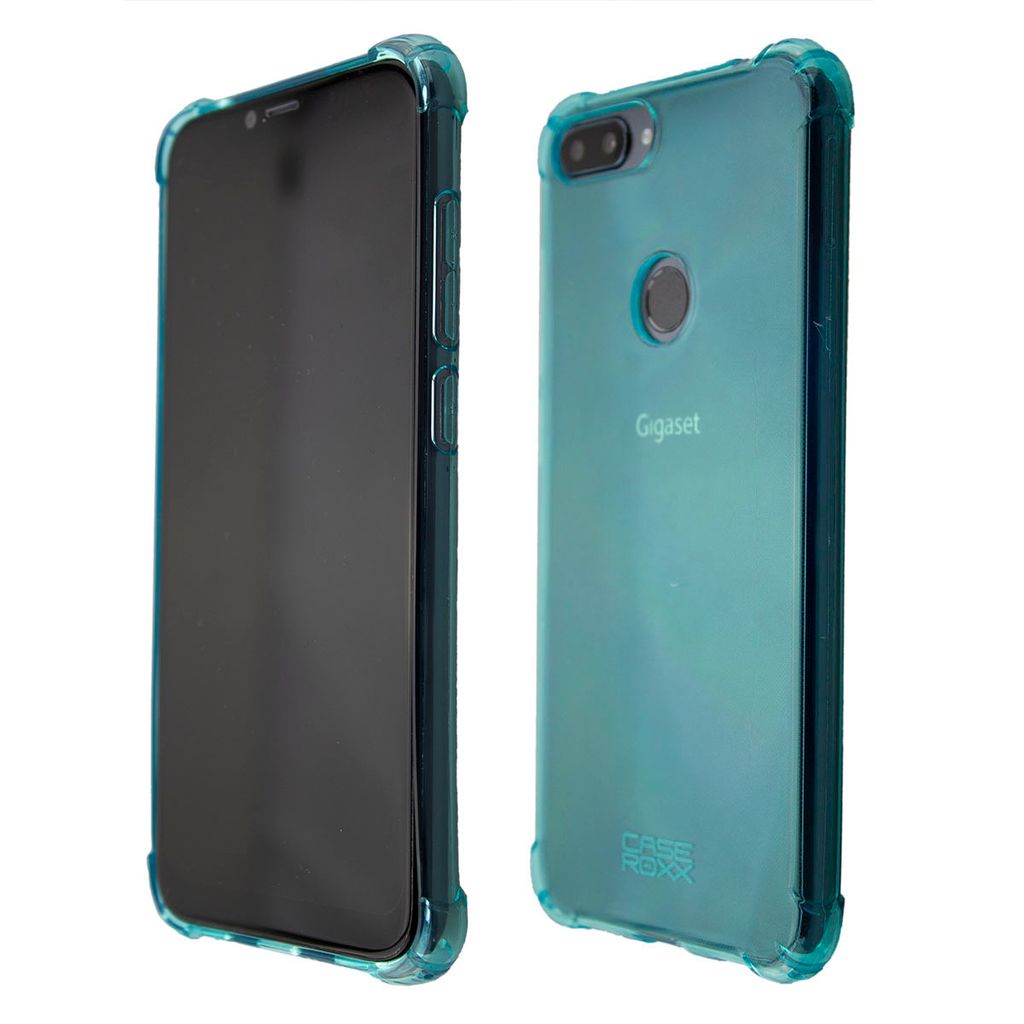 TPU-Hülle für Gigaset GS195 blau mit Folie