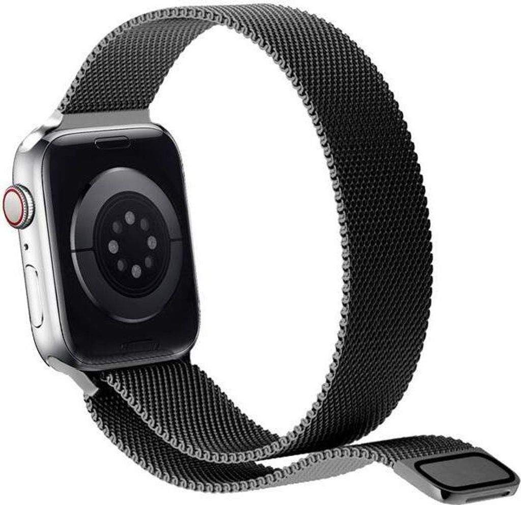 MILANESE Band für Apple Watch 44mm Schwarz
