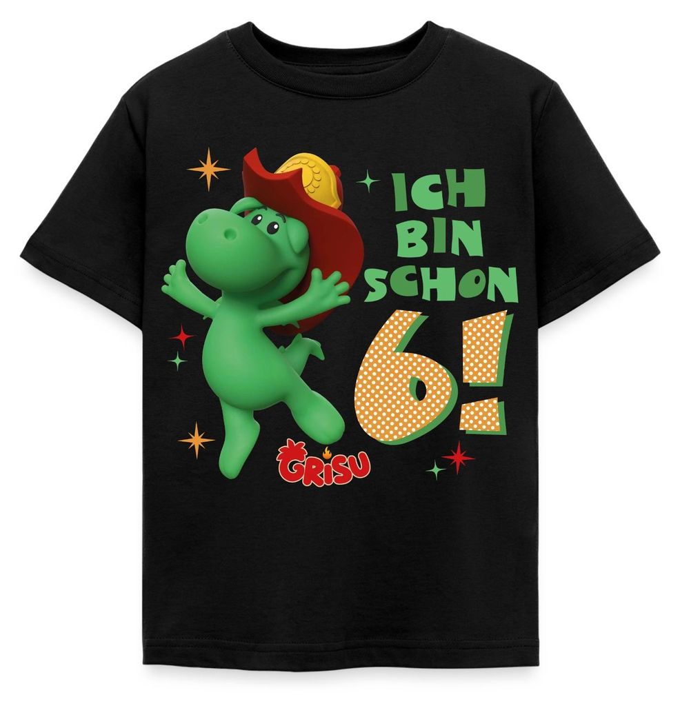 Spreadshirt Grisu Der Kleine Drache Geburtstagsdesign 6 Produktbild 