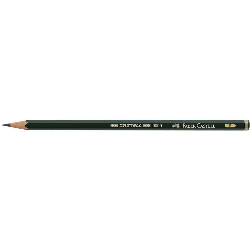 FABER-CASTELL crayon à papier CASTELL 9000, dureté : F Image du produit 