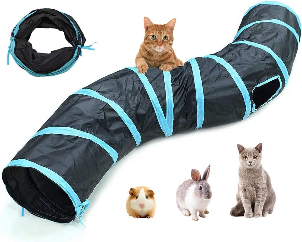 Kaninchentunnel - Spieltunnel für Tiere - Kaninchen-Spielzeug - Kaninchen-Tunnel - Kaninchen-Spielzeug Nager