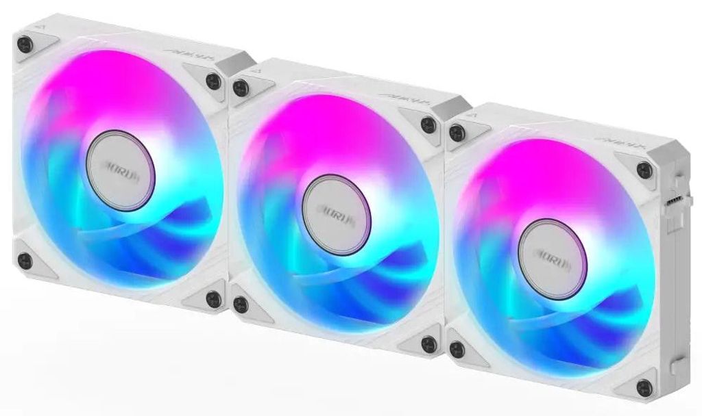 Gigabyte AORUS EZ CHAIN Fan 120 ICE 3Pack - Gehäuse-Lüfter - 29 dB