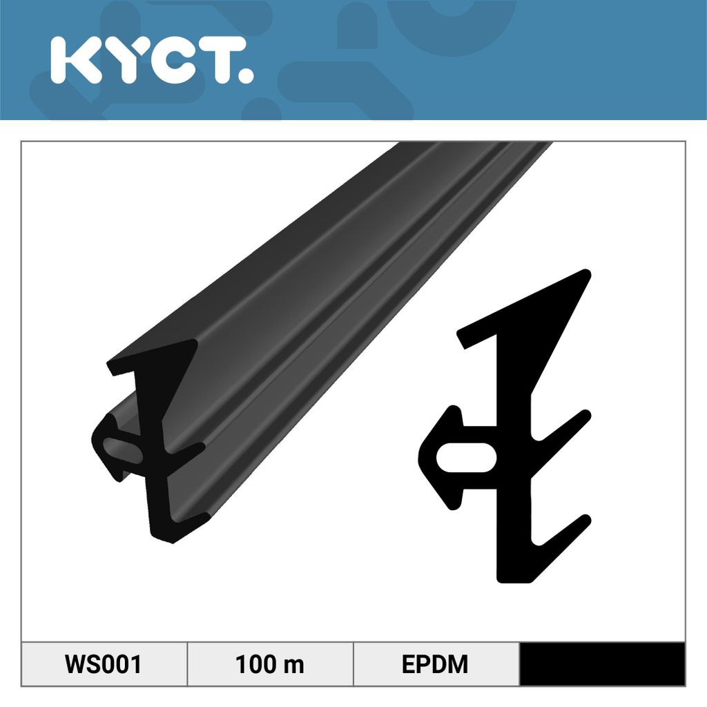 Fensterdichtung Türdichtung EPDM Schwarz PVC Fenster Türen Gummidichtung Dichtungsprofil WS001 200m