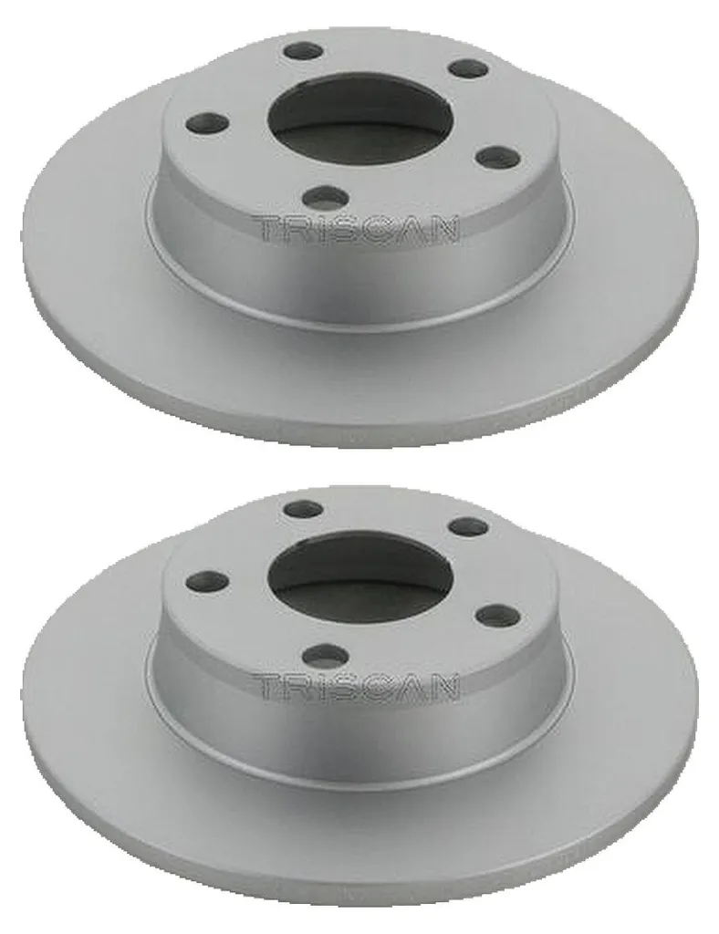 2 disques de frein TRISCAN Ø 255 mm pour AUDI A6 - Performance de freinage