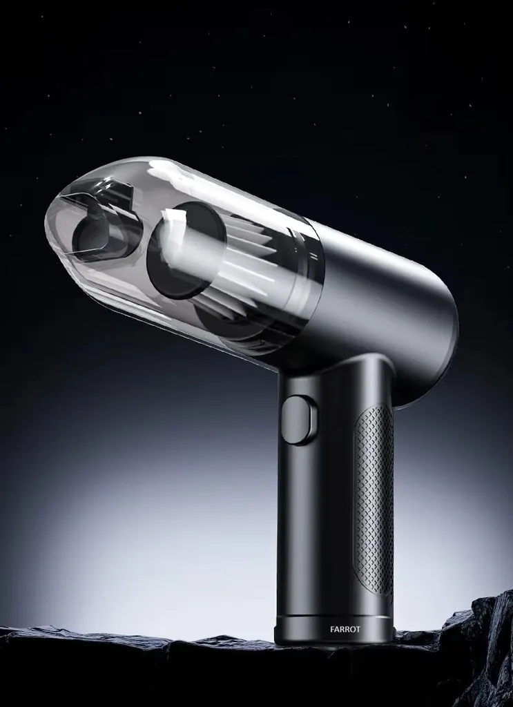 Aspirapolvere Auto Potente Senza Fili: Mini Soffiatore Turbo 2-in-1 - 2