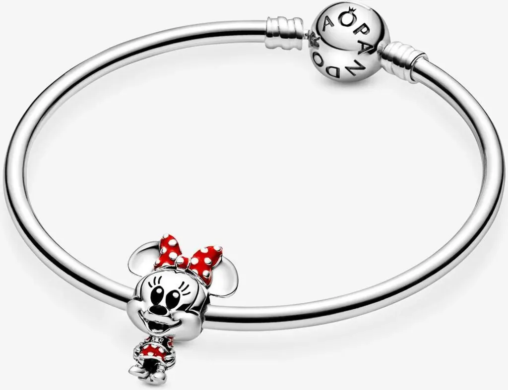 Charm Pandora PAB1663 ciselé à la main, bijou durable en argent brillant - 6