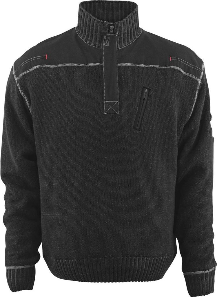 MASCOT Naxos Strickpullover Größe L, schwarz | Packung (1 Stück)