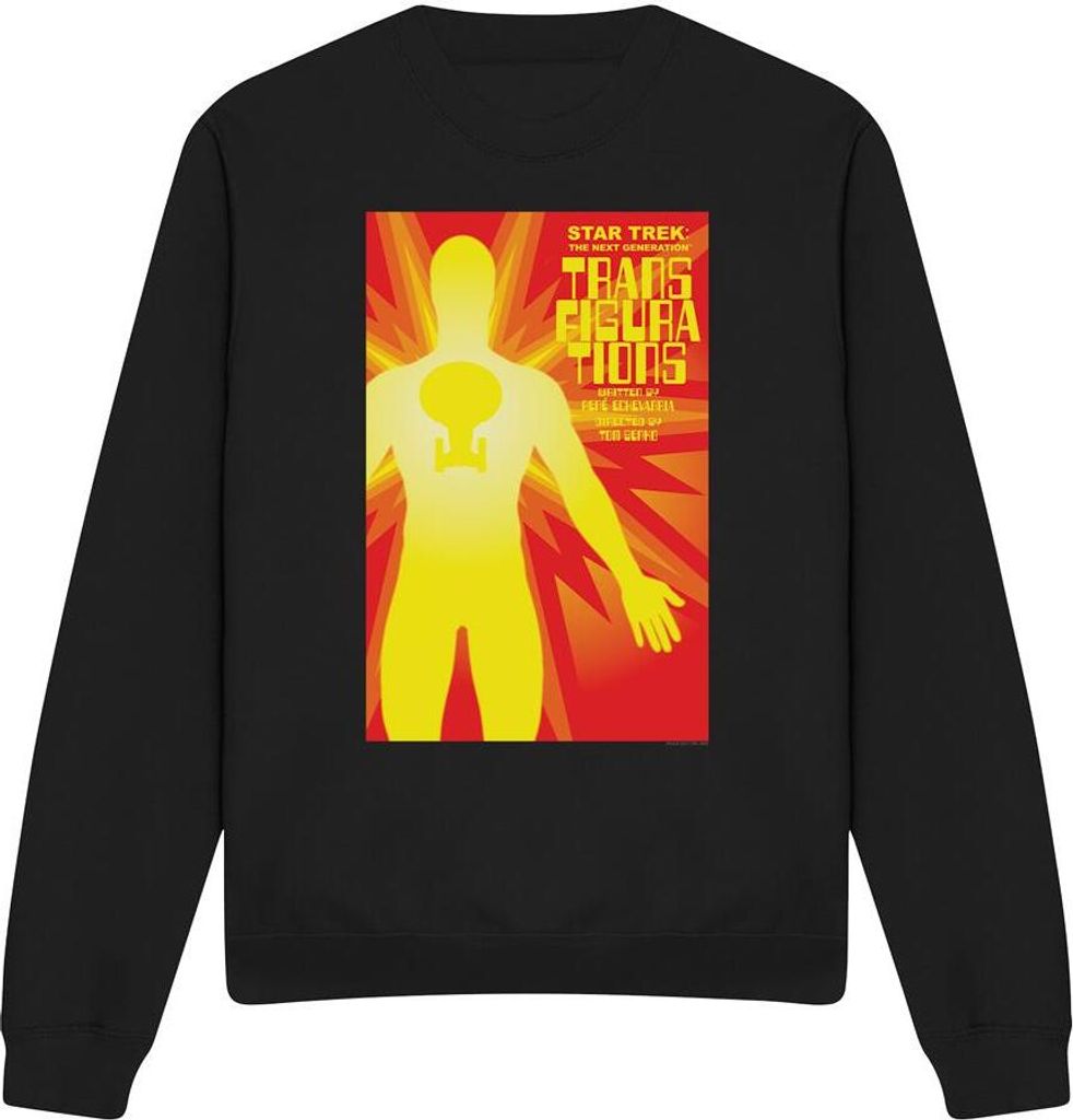 Star Trek - "The Next Generation Season 3 Episode 25" Sweatshirt für Herren/Damen Uni TV11813 (M) (Schwarz)