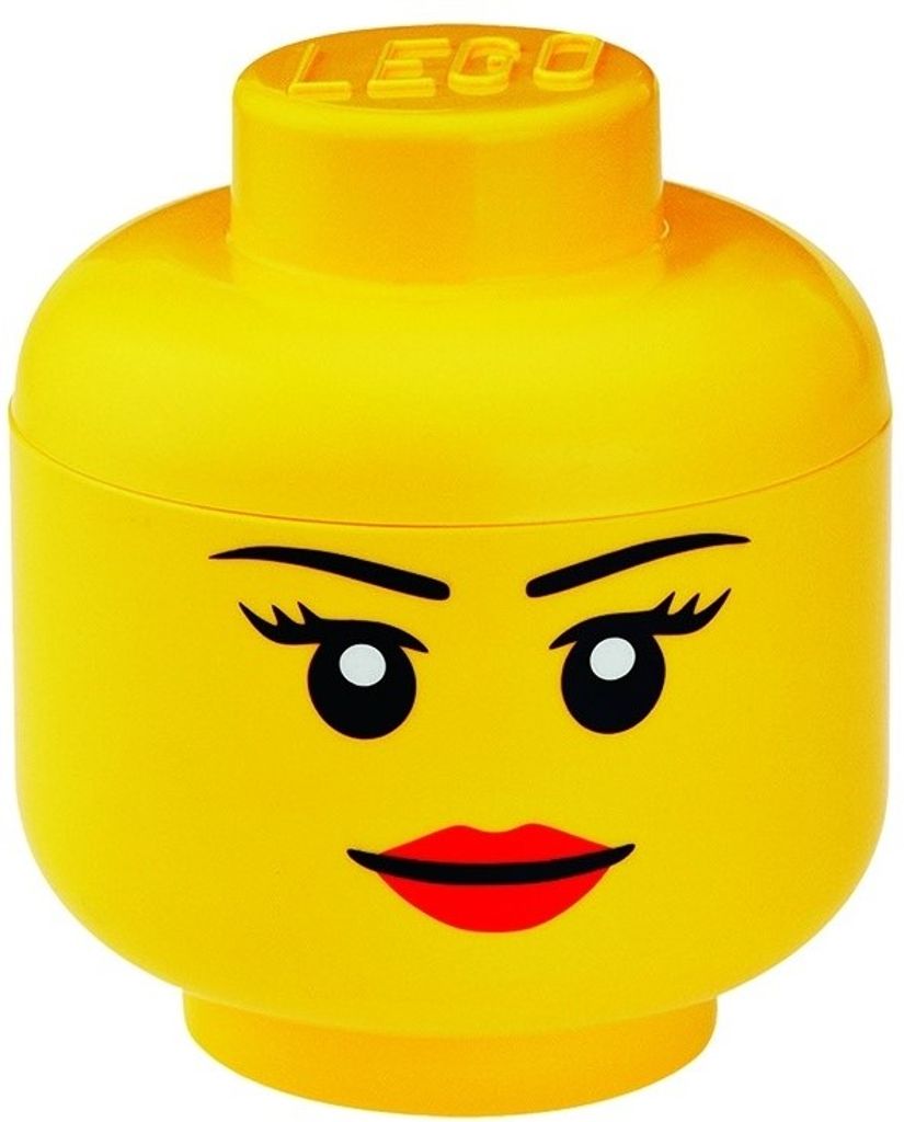 Boîte de rangement tête (taille S) - fille Image du produit 