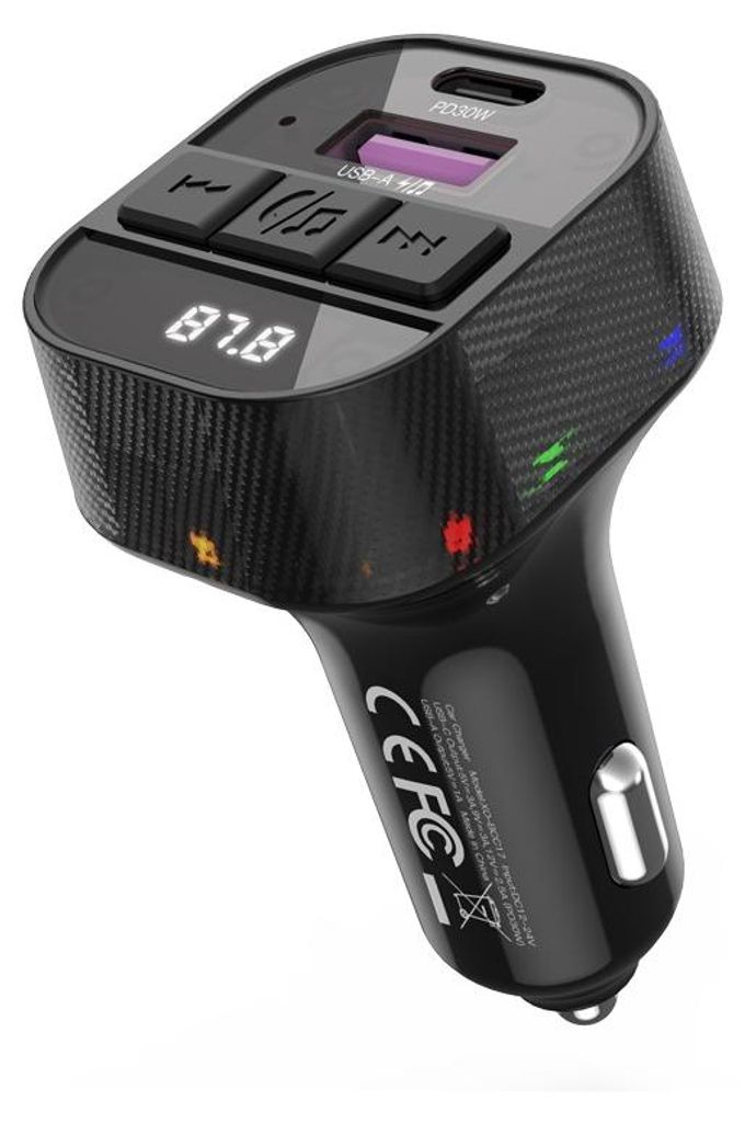 Xo Transmiter Fm Bcc17 Bluetooth Mp3 Ładowarka Samochodowa Zdjęcie produktu 