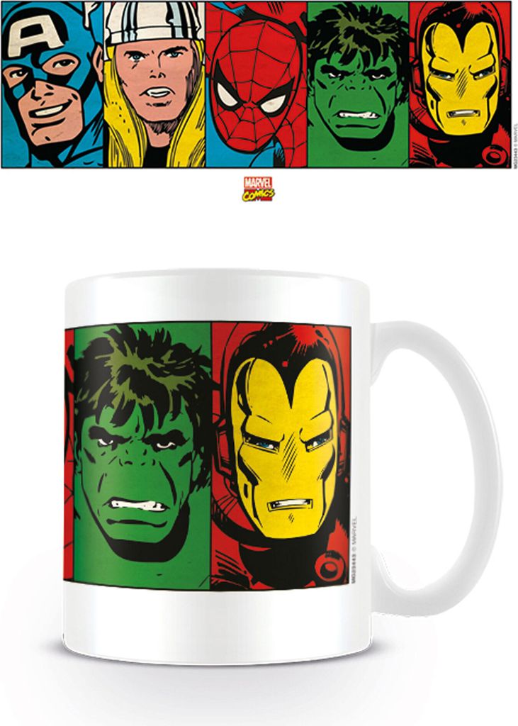 Marvel - Lizenz Tassen - Retro Face