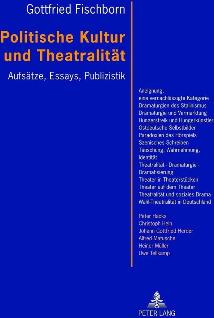 Politische Kultur und Theatralität