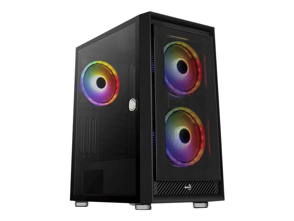 AeroCool Geh Midi Graphite black v1 MicroATX/ATX/MiniITX Produktbild 