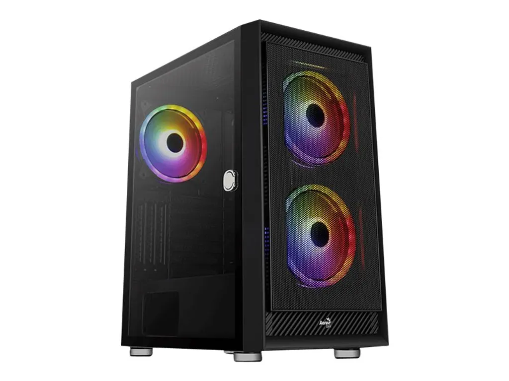Case PC AeroCool Graphite Nero Vetro Temperato - Case Gaming ATX Pro - 2