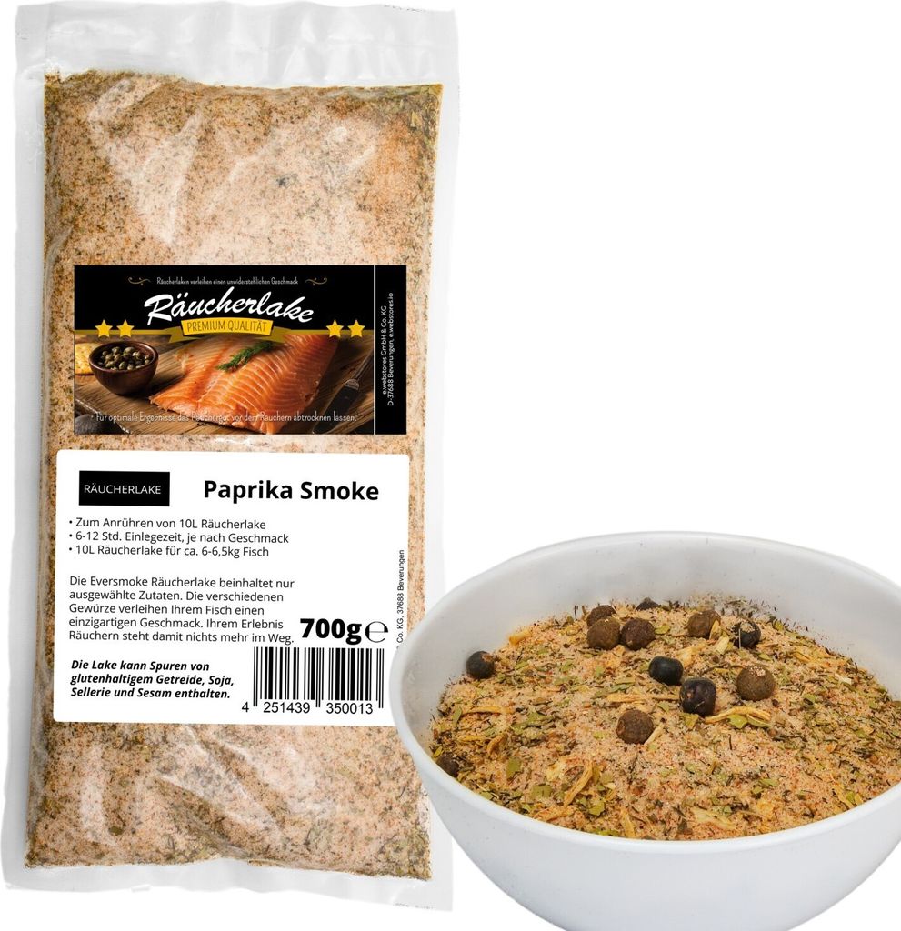 Eversmoke Räucherlake gebrauchsfertig, Paprika Smoke - 700g Produktbild 