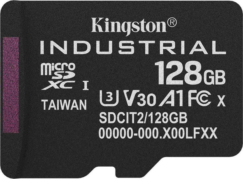 Kingston Technology 128GB microSDXC Industrial C10 A1 pSLC Karte Einzelpackung ohne Adapter