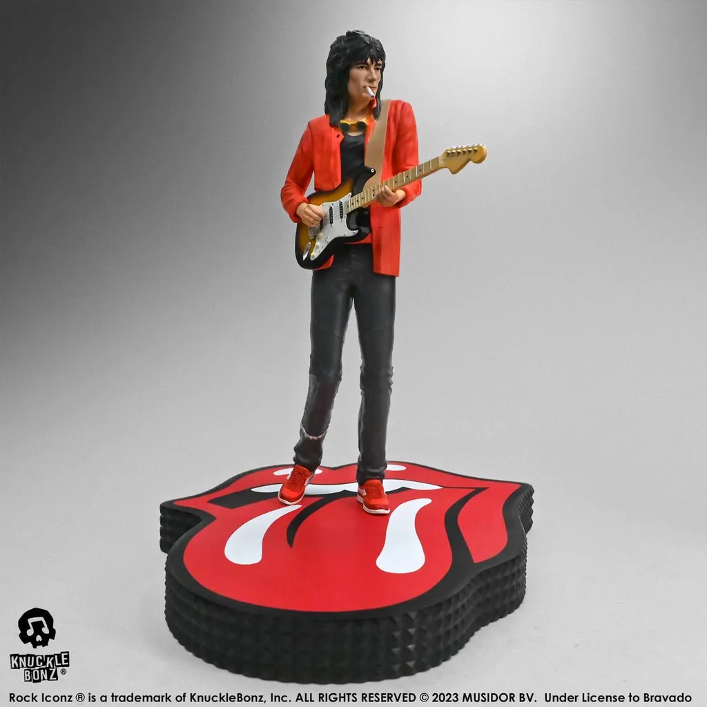 Figurine de Collection Ronnie Wood Rock Iconz Edition Limitée 22 cm