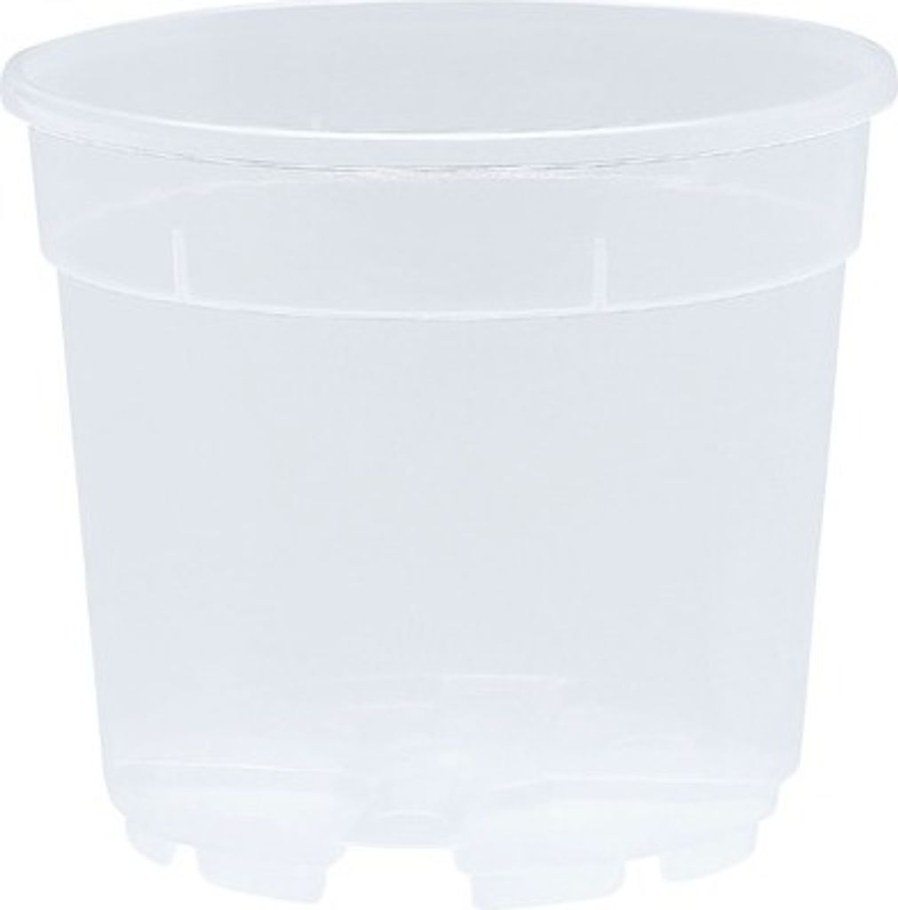 Orchideentopf transparent Ø 19 cm Produktbild 