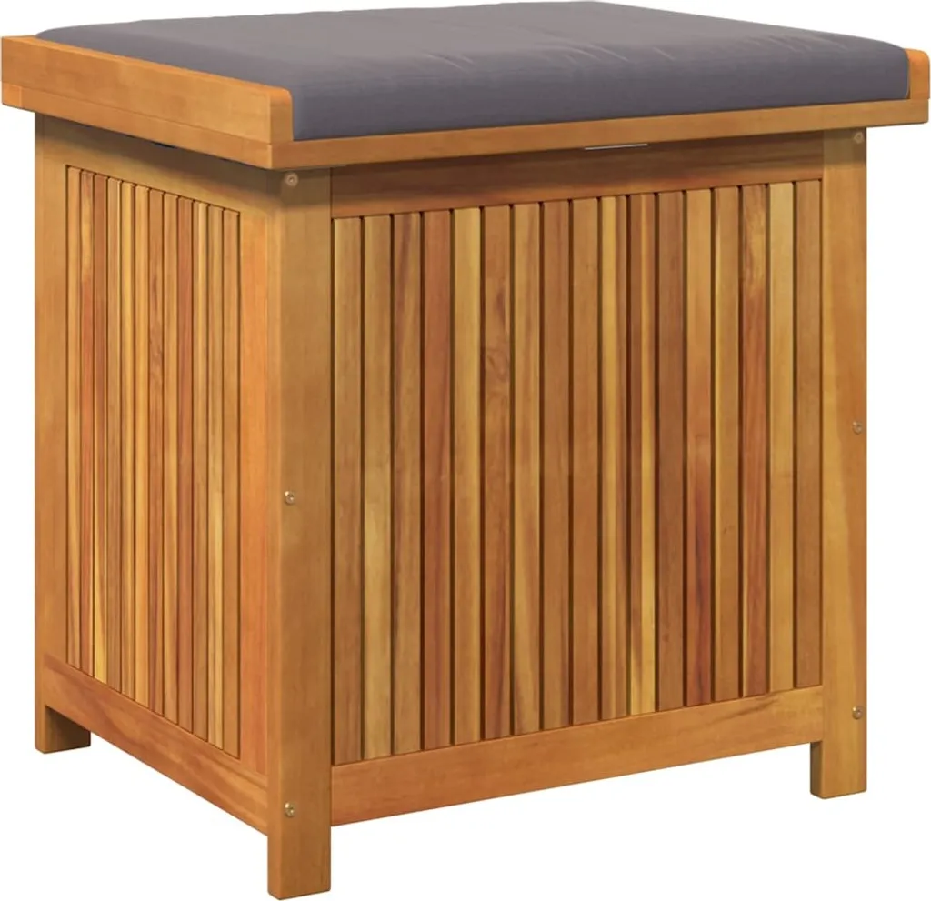 vidaXL Baule in Legno di Acacia 60x50x61 cm - Cassapanca da Esterno