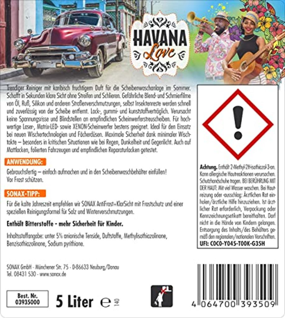 Sonax Scheibenreiniger Havana Love | Kaufland.de