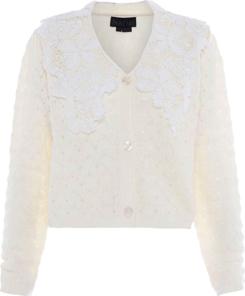 NAEMI damen pullover - wollweiss, M/L