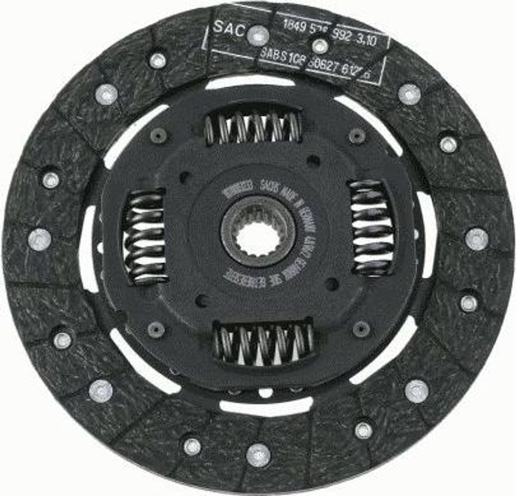 SACHS 1878 003 233 Kupplungsscheibe OE 1342500203 kompatibel mit Forfour, Colt