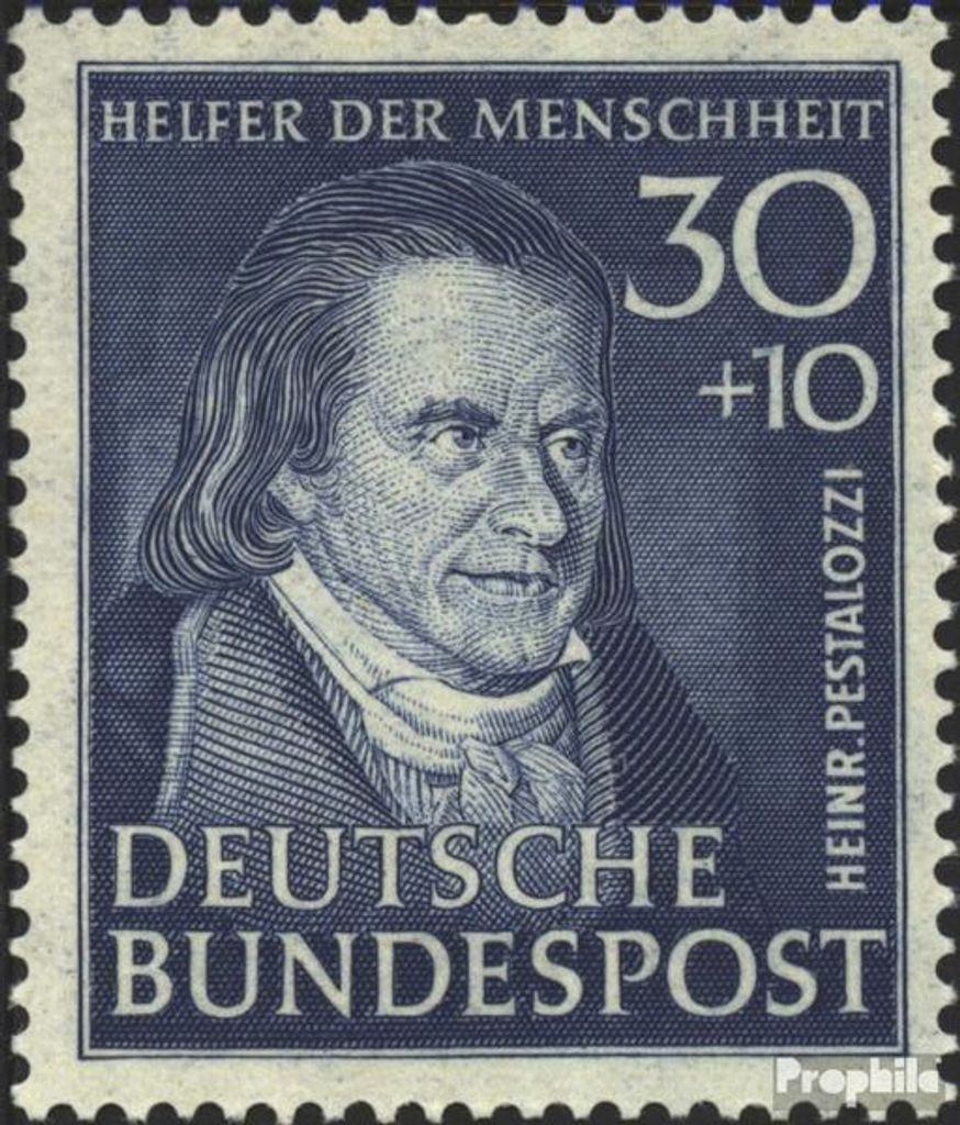 Briefmarken BRD (BR.Deutschland) 1951 Mi 146 postfrisch Helfer der Menschheit (II)
