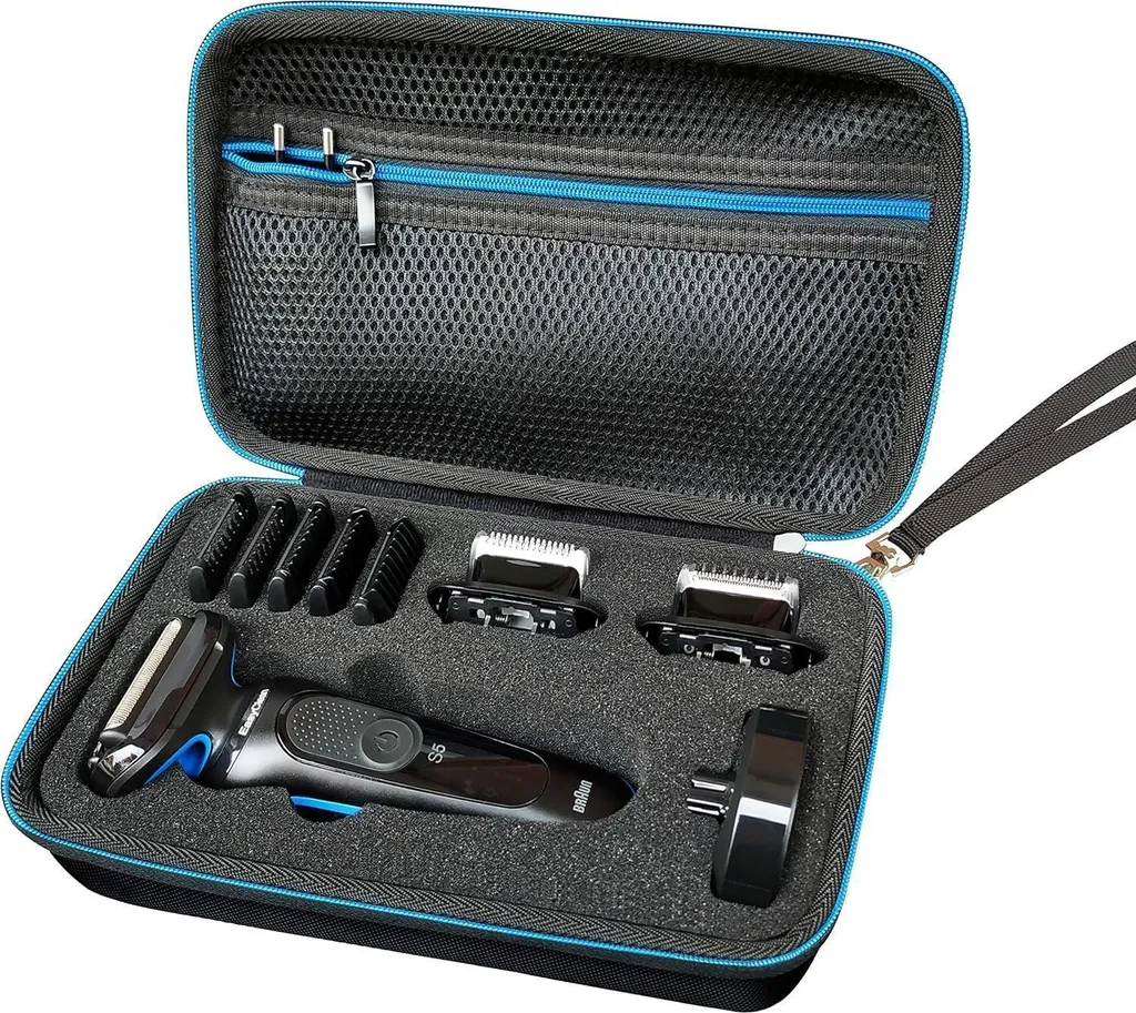 LAVSS Custodia Braun Series 5s: Cover Rigida per Rasoio Elettrico Nero