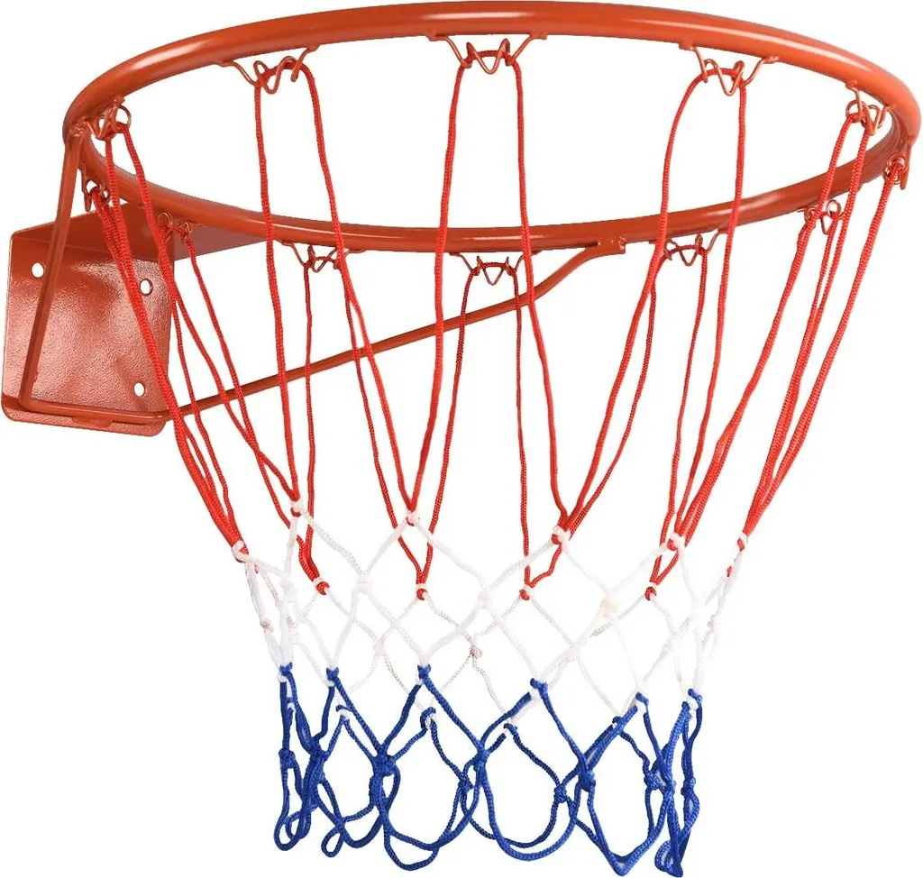Panier de basket pour jardin et garage avec filet nylon Ø 45 cm noir