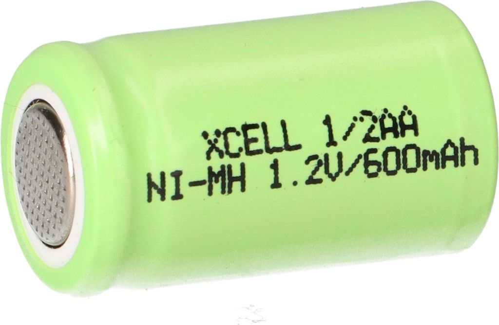 Batteria ricaricabile XCell 1/2 AA 1,2V 600mAh Ni-MH. Immagine del prodotto 