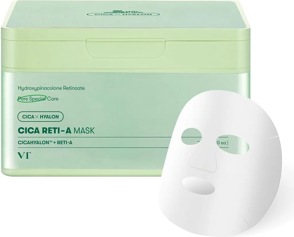 VT Cosmetics Cica Reti-A Daily Mask 350g - Trattamento Pori e Rughe