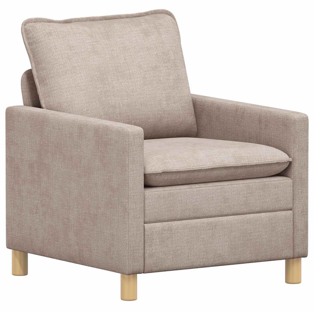 vidaXL Sofa Beige 76 x 81 x 87,5 cm Polyester