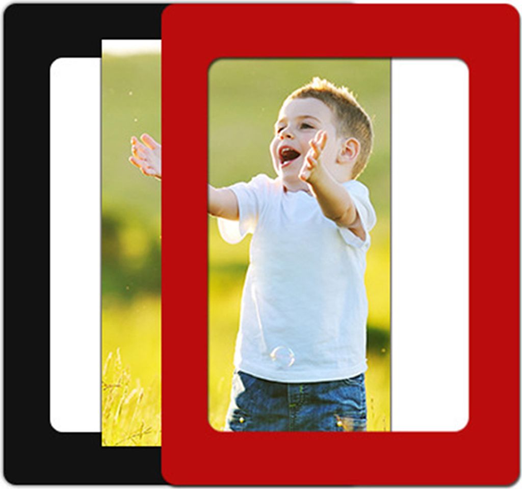 Fotorahmen Anti-Drogen-Magnetprozess Thin No Punch Selbstviskosität DIY Home Decor Photo Foto Wandaufkleber Foto Studio Versorgung-Rote Doppelschi...
