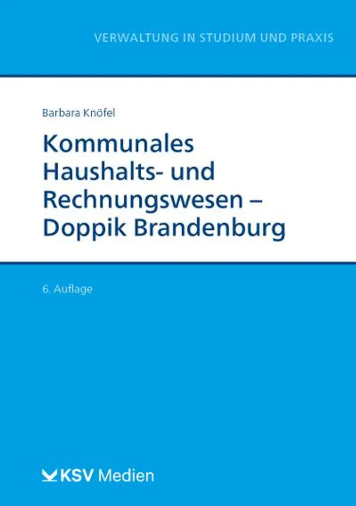 Comptabilité double Brandebourg : Guide du budget communal Doppik