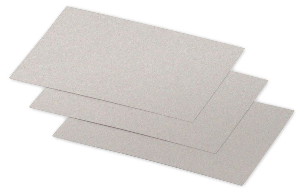 Pollen by Clairefontaine Minikarte 70 x 95 mm silber 25 Karten