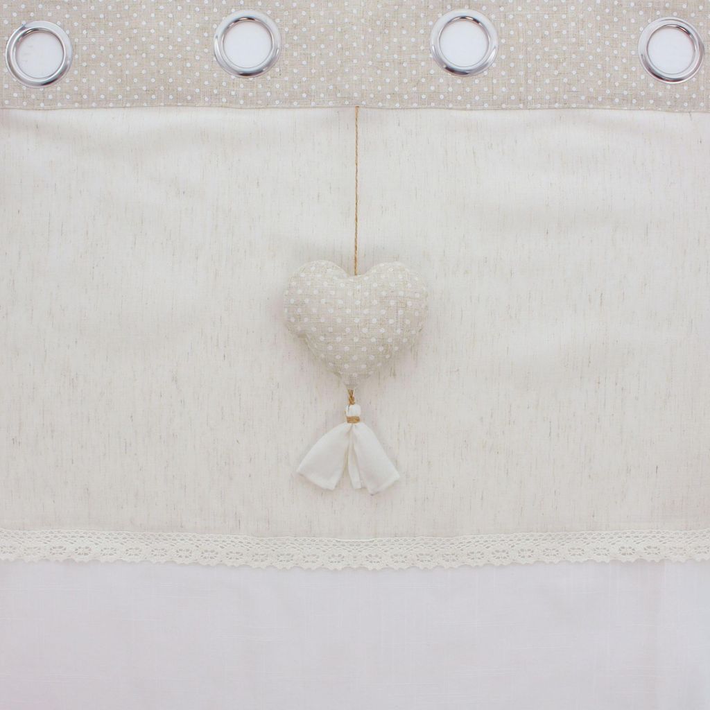 Appendiabiti decorativo a cuore per sciarpe 140x240cm con Immagine del prodotto 