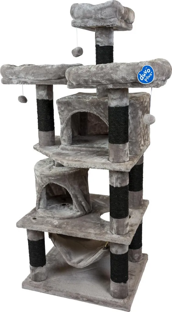 Arbre à chat Duvo+ Cleo anthracite pour protéger vos meubles des griffes