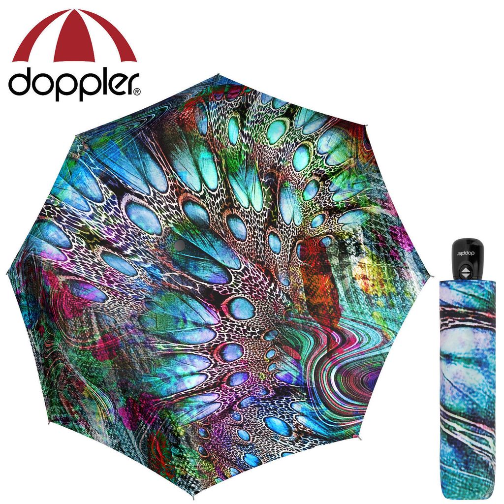 doppler Regenschirm Taschenschirm Fiber Magic Auf Zu Produktbild 