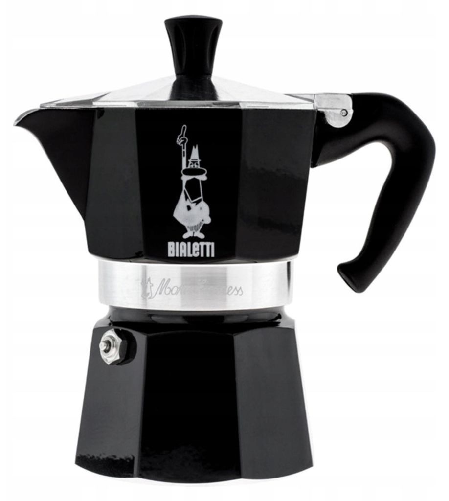 Bialetti Moka Express Black Espressokocher 3 Tassen 130 Ml Produktbild 