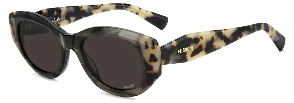Lunettes de soleil Missoni femme : confort et style sans compromis Gris
