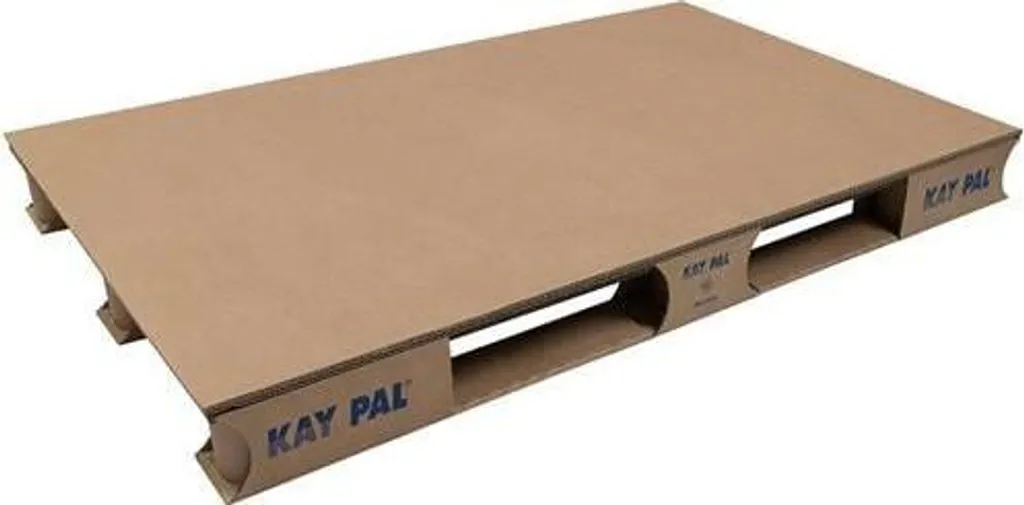 Palette logistique en carton ondulé 1200x800 mm format Europe brun