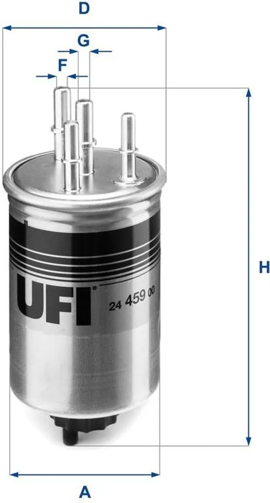 Filtre à gasoil haute efficacité compatible Discovery et moteurs TDV6