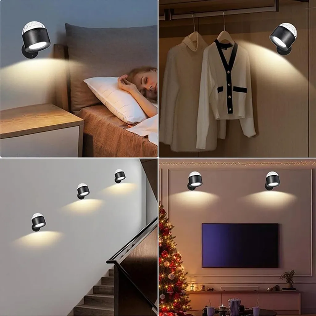 Mini Boule Disco LED Rotative RVB USB avec Télécommande Intelligente - 8