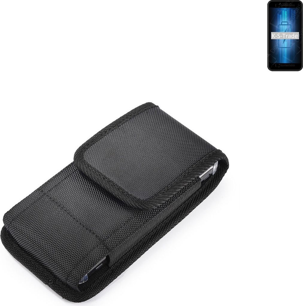 Holster Gürteltasche kompatibel mit Energizer Ultimate U505S Holster Gürtel Tasche wasserabweisend Handy Hülle Schutz Hülle Outdoor schwarz