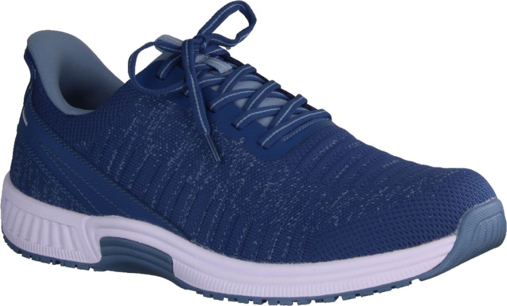 Orthofeet Yari Herrensneaker, Freizeitschuhe, Textil/Stretch, Blau, Komfort - Herrenschuhe Sneaker / Schnürschuh, Blau, textil/stretch (wasserabwe...