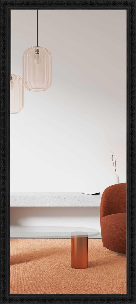 nielsen HOME Wandspiegel Francesca, Schwarz, Holz, ca. Produktbild 