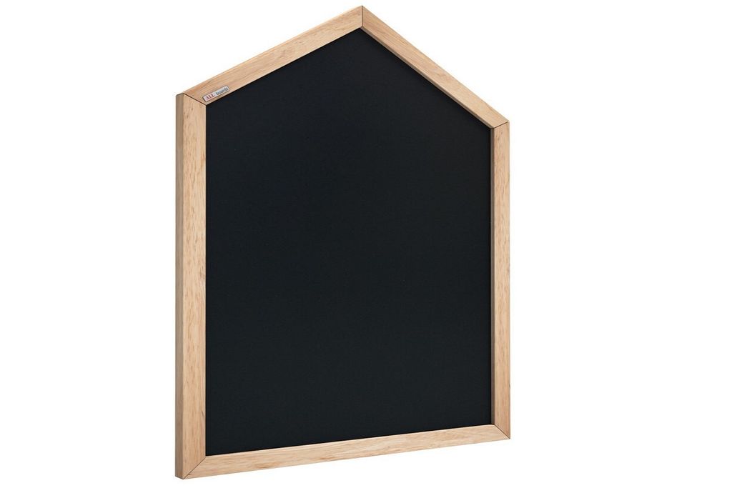 ALLboards Schwarze magnetische Kreidetafel mit Alurahmen Schultafel 